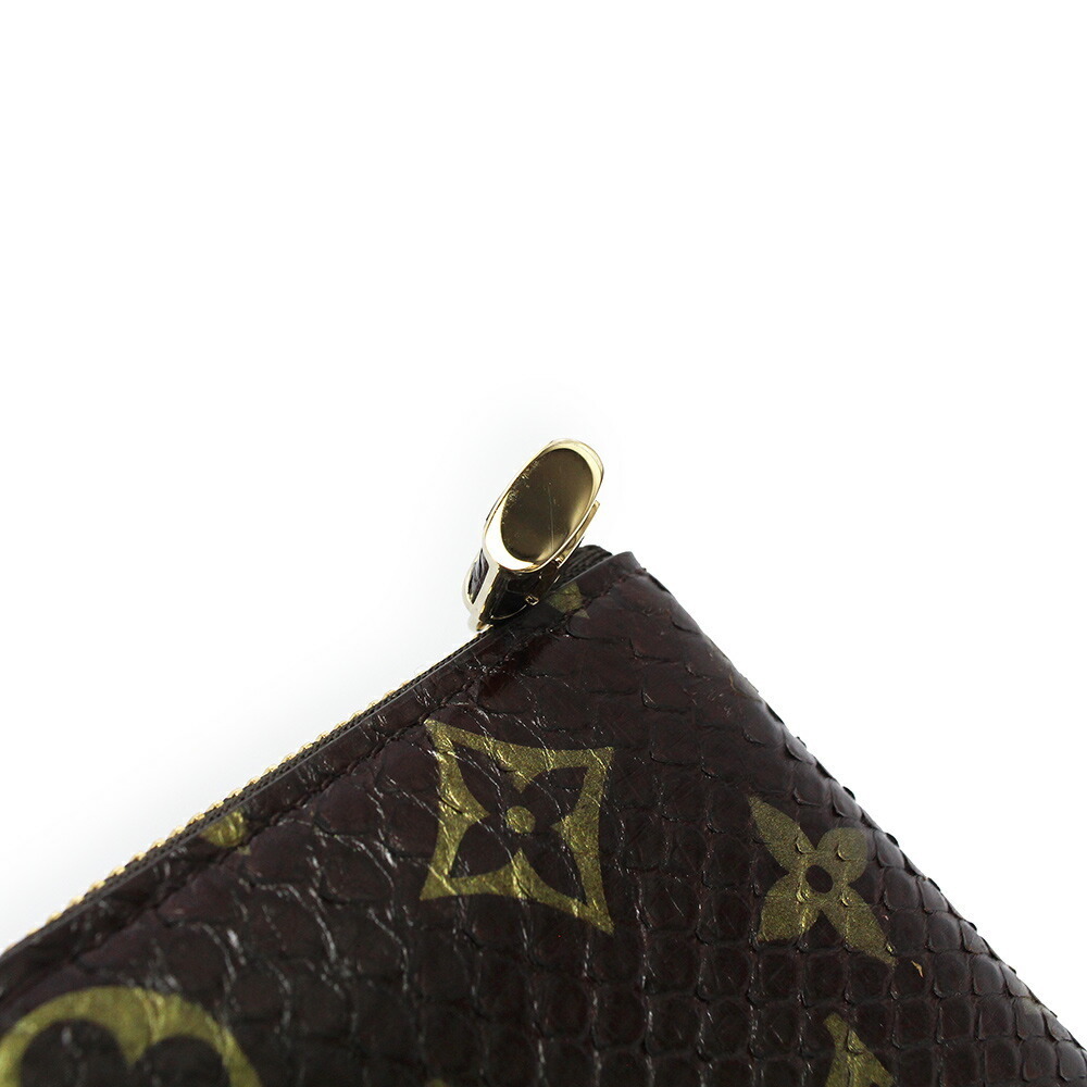 Louis Vuitton Zippy Coin Wallet Case Python Exoti… - image 9